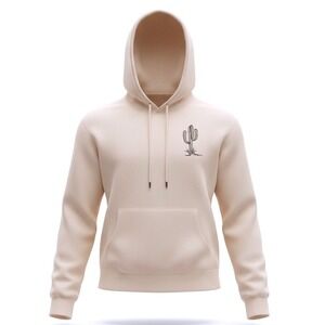 Call Your Mother Cactus Desert Skeleton Wild West Graphic Hoodie Size S